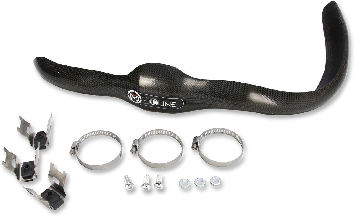 CARBON FIBER PIPE GUARD FOR 4-STROKE FMF MEGA BOMB EXHAUST