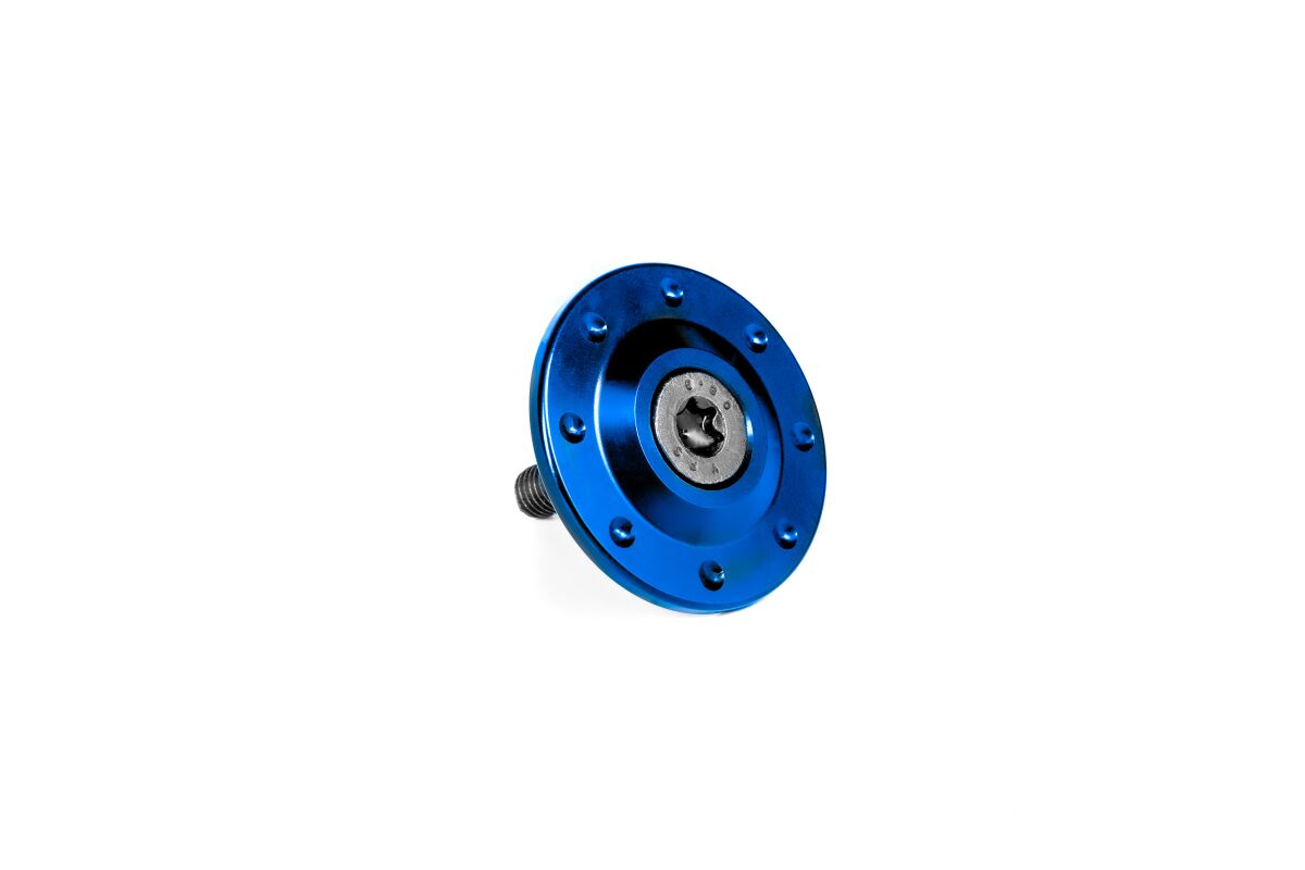 EXHAUST BRACKET COVER KIT BLUE