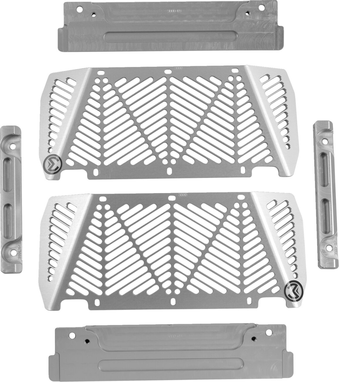 RADIATOR GUARD SILVER  KAWASAKI
