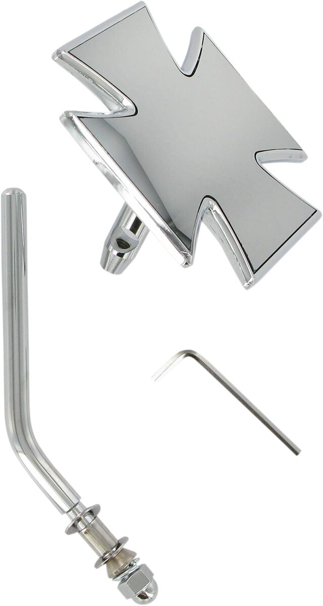 MIRROR MALTESE CHROME W/ ROUND STEM