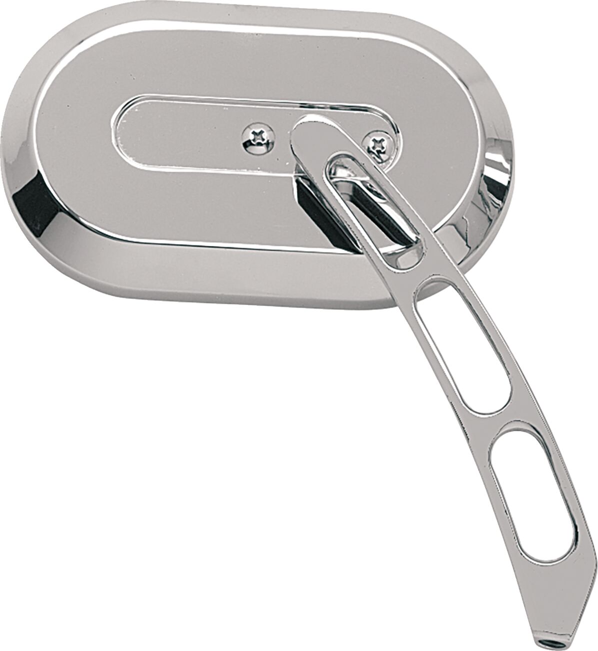 MIRROR LARGE OVAL LEFT CHROME
