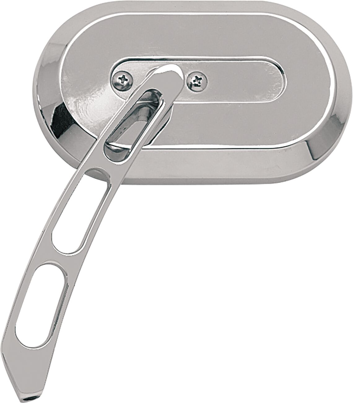 MIRROR LARGE OVAL RIGHT CHROME