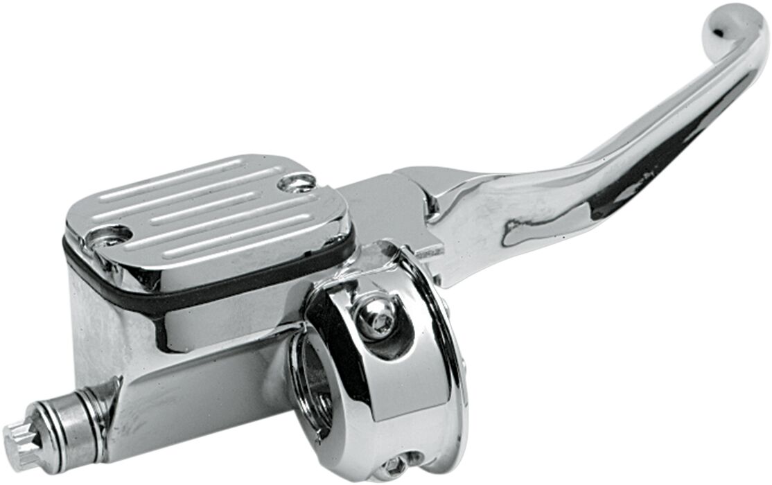 HANDLEBAR MASTER CYLINDER 9/16" BORE CUT-DOWN CHROME