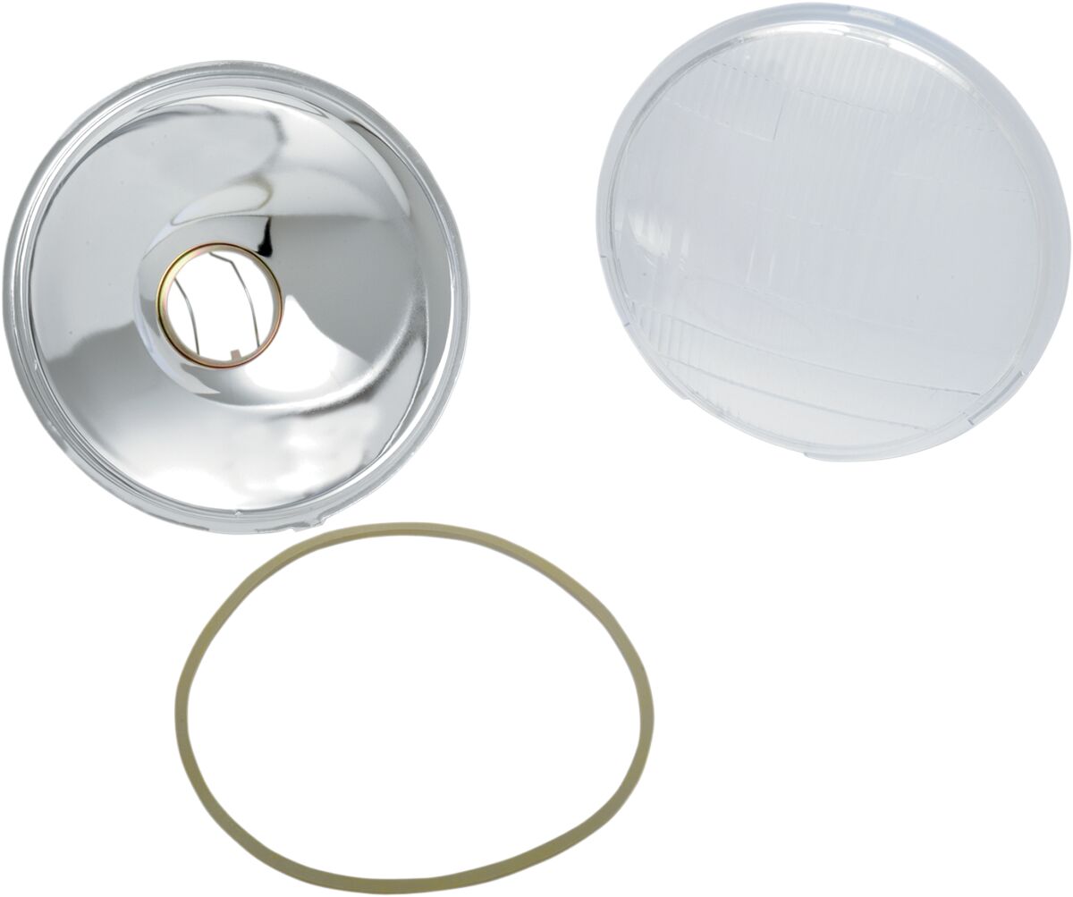 REPLACEMENT 6.5" HEADLIGHT GLASS