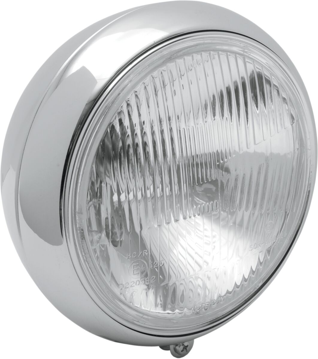 HEADLIGHT 7" SMOOTH CHROME HD FLST
