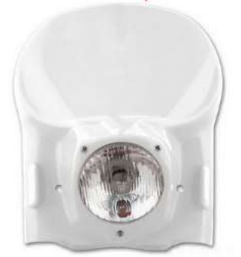 VINTAGE UNIVERSAL HEADLIGHT (78-88) WHITE