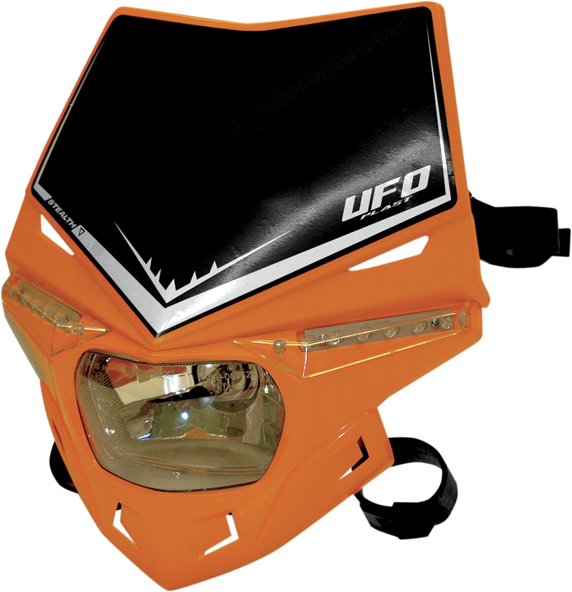 STEALTH HEADLIGHT (12V/35W & LED) SINGLE COLOR KTM-ORANGE
