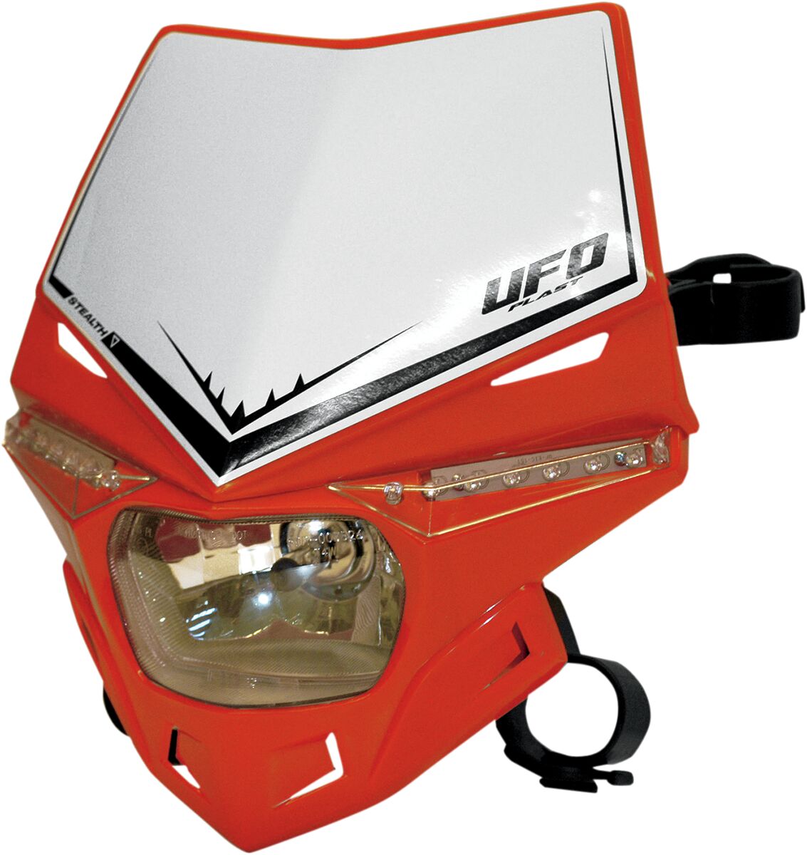 STEALTH HEADLIGHT (12V/35W & LED) SINGLE COLOR CRF-RED