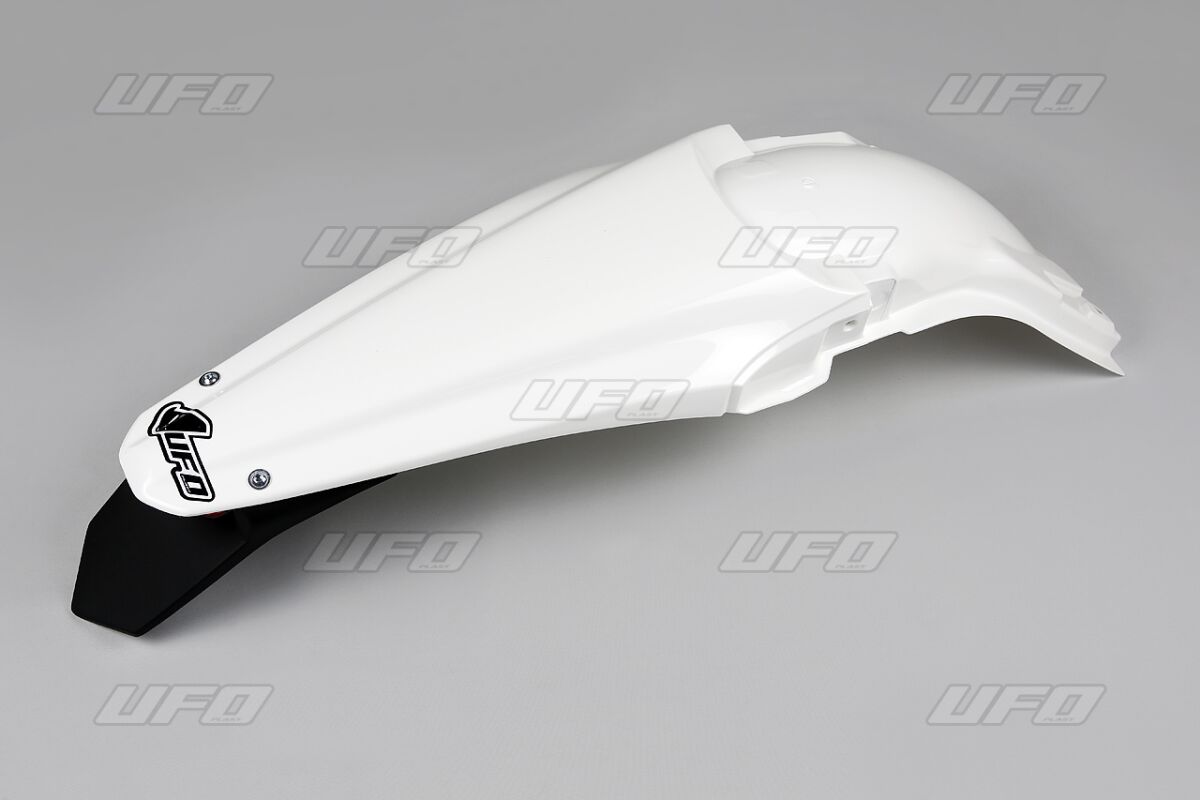 ENDURO REAR FENDER W/ LED-LIGHT KAWASAKI KXF250/450 WHITE