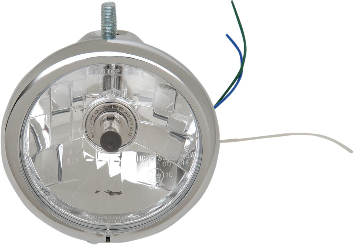 HEADLIGHT ASSEMBLY 5.75" TOP MOUNT CHROME