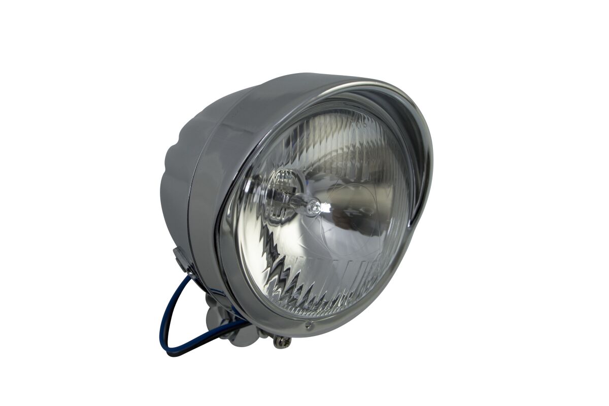4 1/2" SPOTLIGHT WITH VISOR CHROME