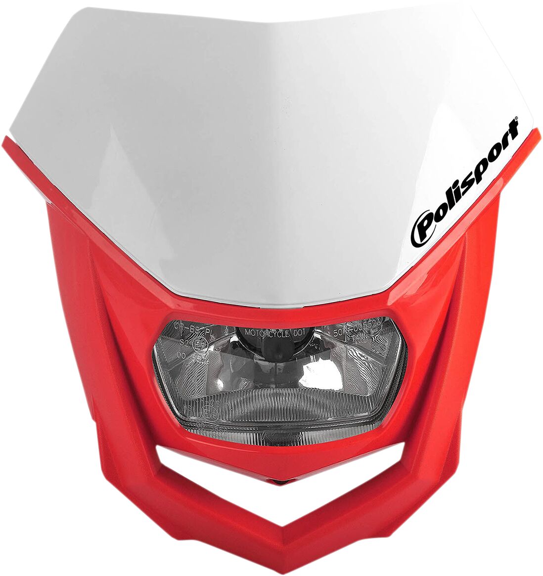 HALO HALOGEN HEADLIGHT APPROVED 12V/35/5W RED