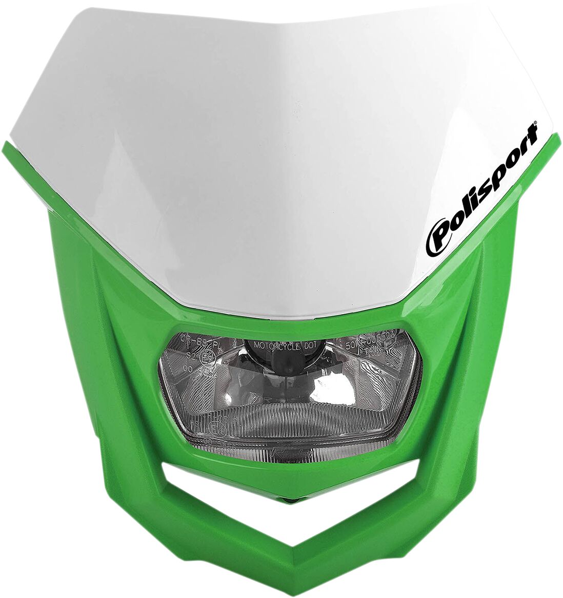 HALO HALOGEN HEADLIGHT APPROVED 12V/35/5W GREEN