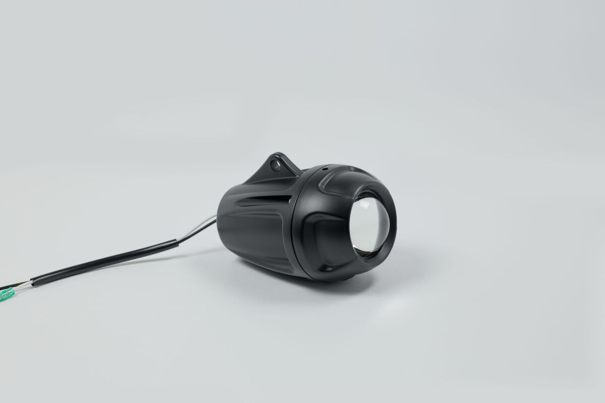 CUSTOM REPLACEMENT PROJECTION LIGHT / 12V - 55W / ALUMINIUM /BLACK
