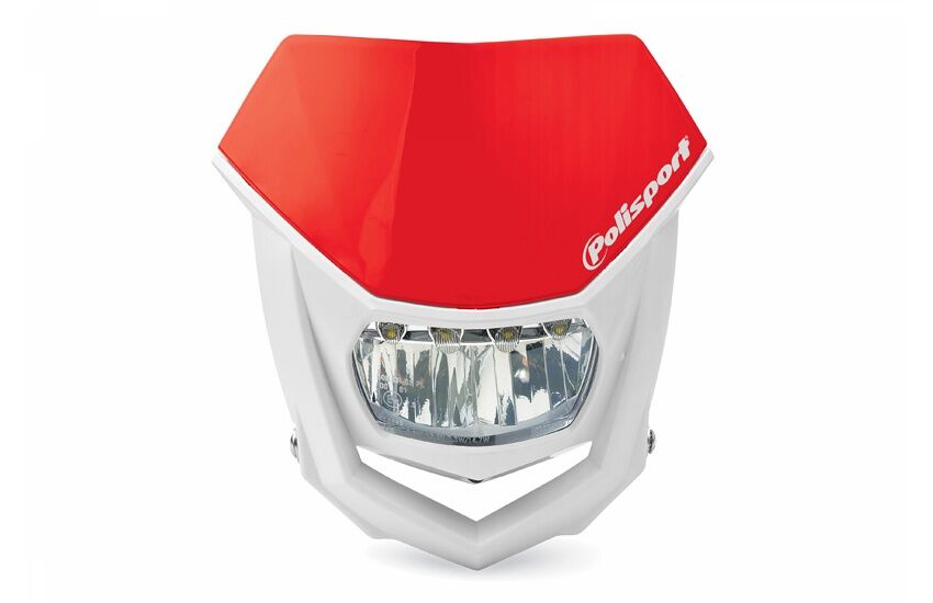 HALO LED HEADLIGHT ECE APPROVED RED/WHITE