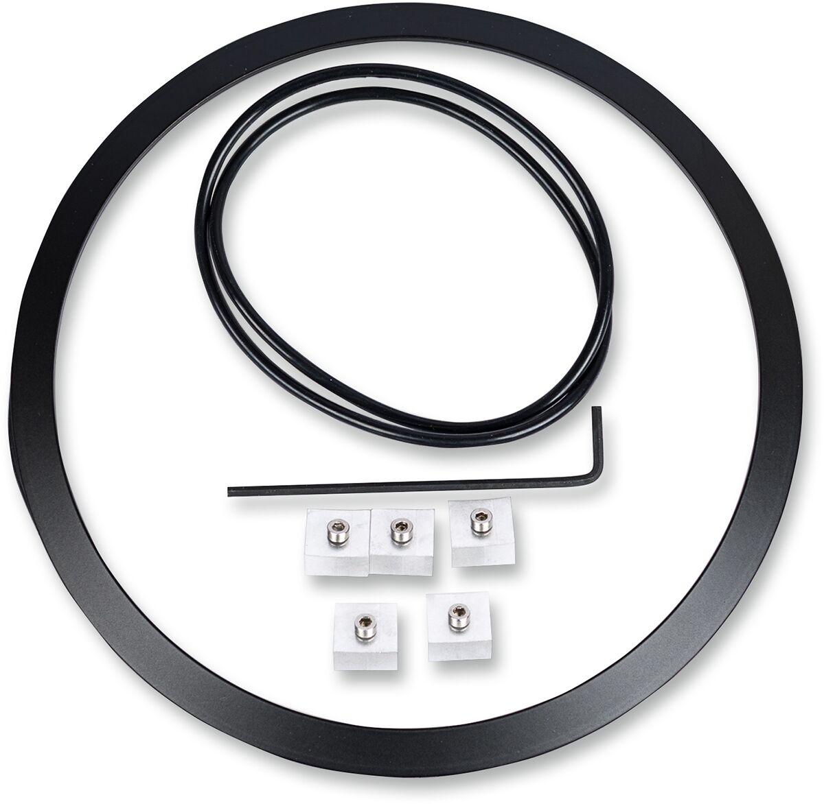 HEADLIGHT MOUNTING KIT 100 BLACK RING