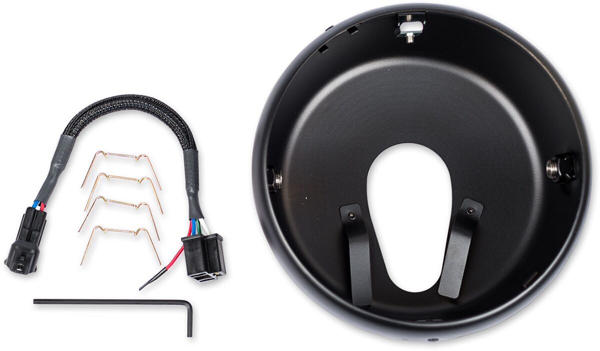 HEADLIGHT MOUNTING KIT 300 BLACK RING