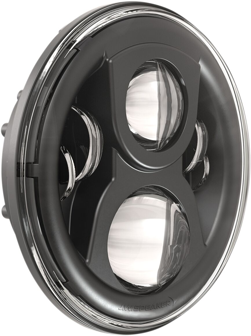 HEADLIGHT LED DUAL BURN 8700 EVO 2 18 CM (7'') BLACK INNER BEZEL