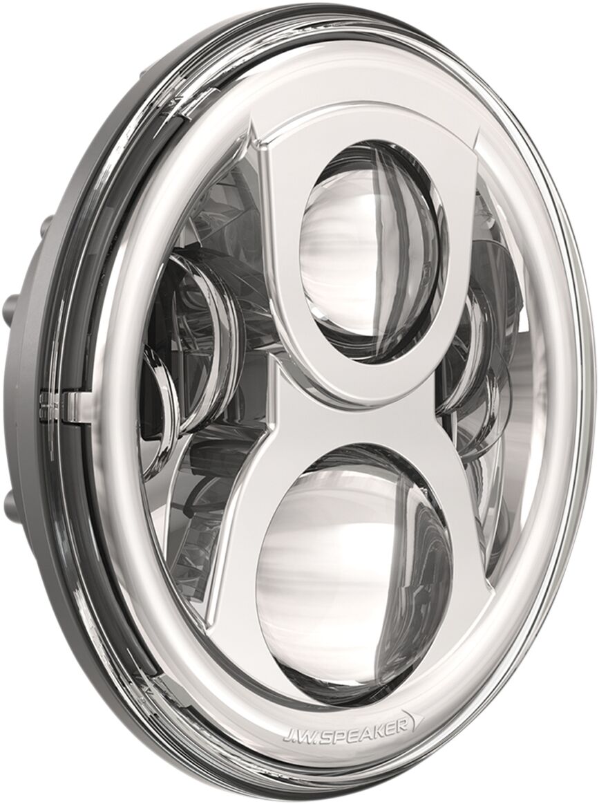 HEADLIGHT LED DUAL BURN 8700 EVO 2 18 CM (7'') CHROME INNER BEZEL