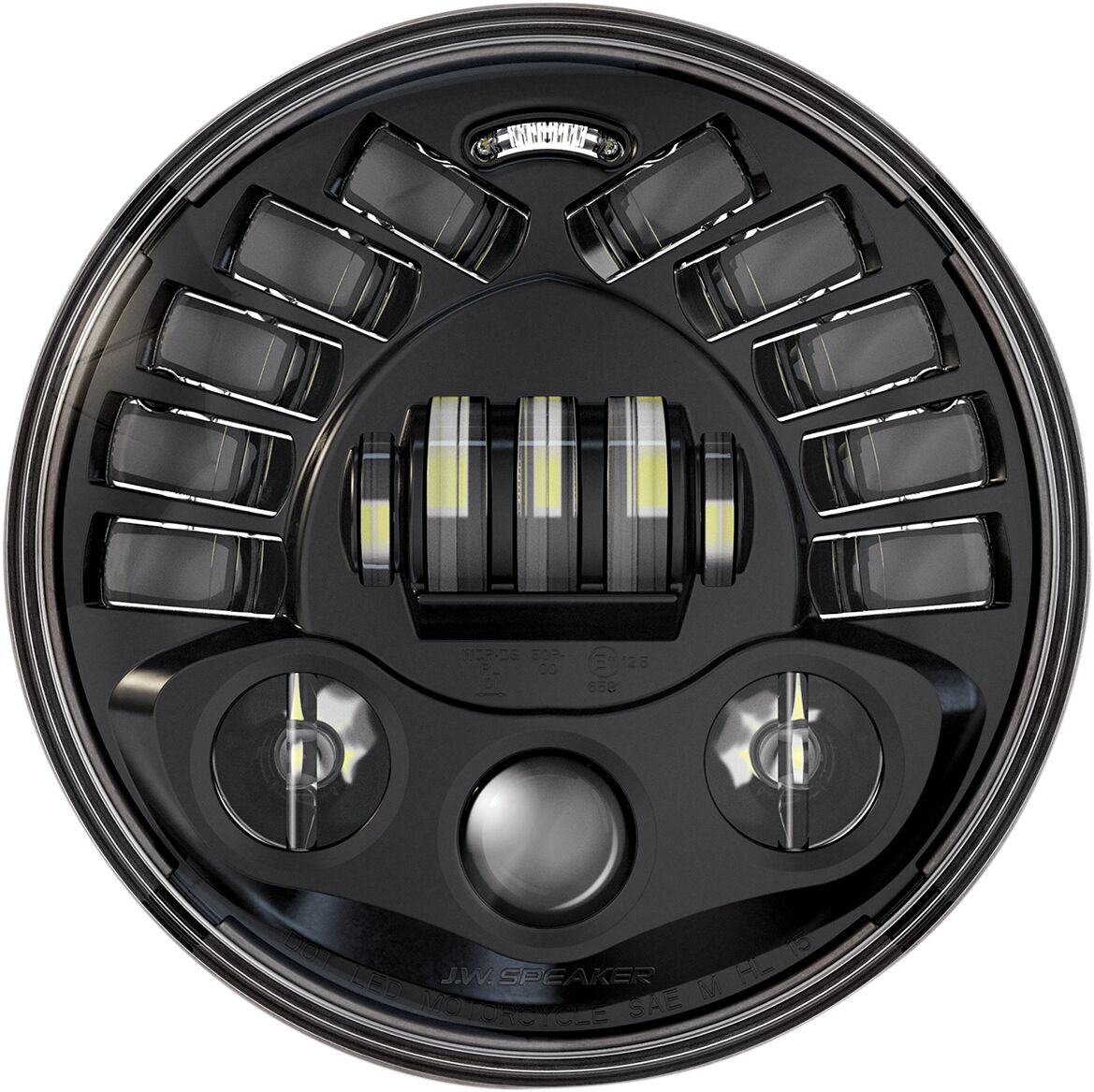 HEADLIGHTS LED ADAPTIVE 2 8790 18 CM (7'') BLACK