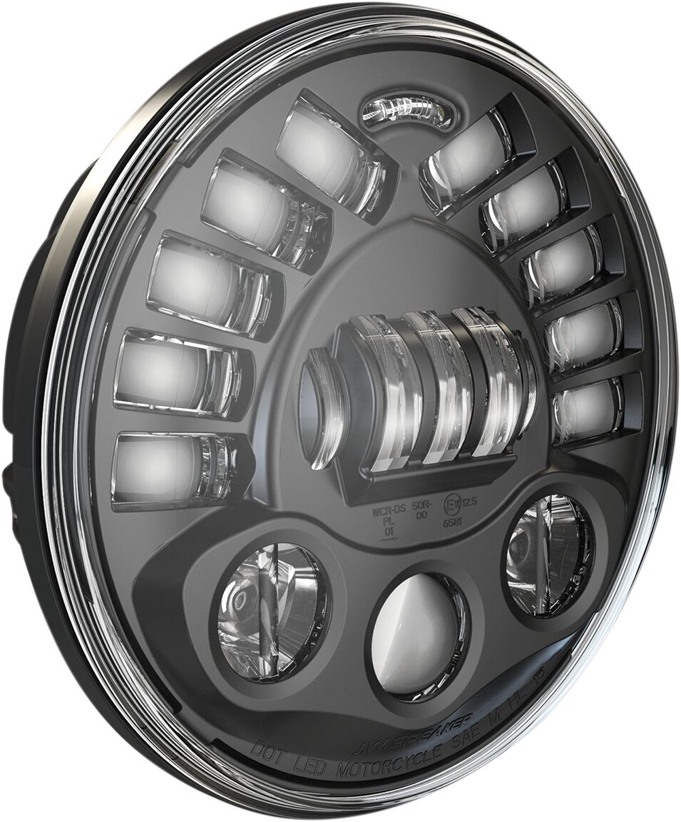 HEADLIGHTS LED ADAPTIVE 2 8791 18 CM (7'') BLACK