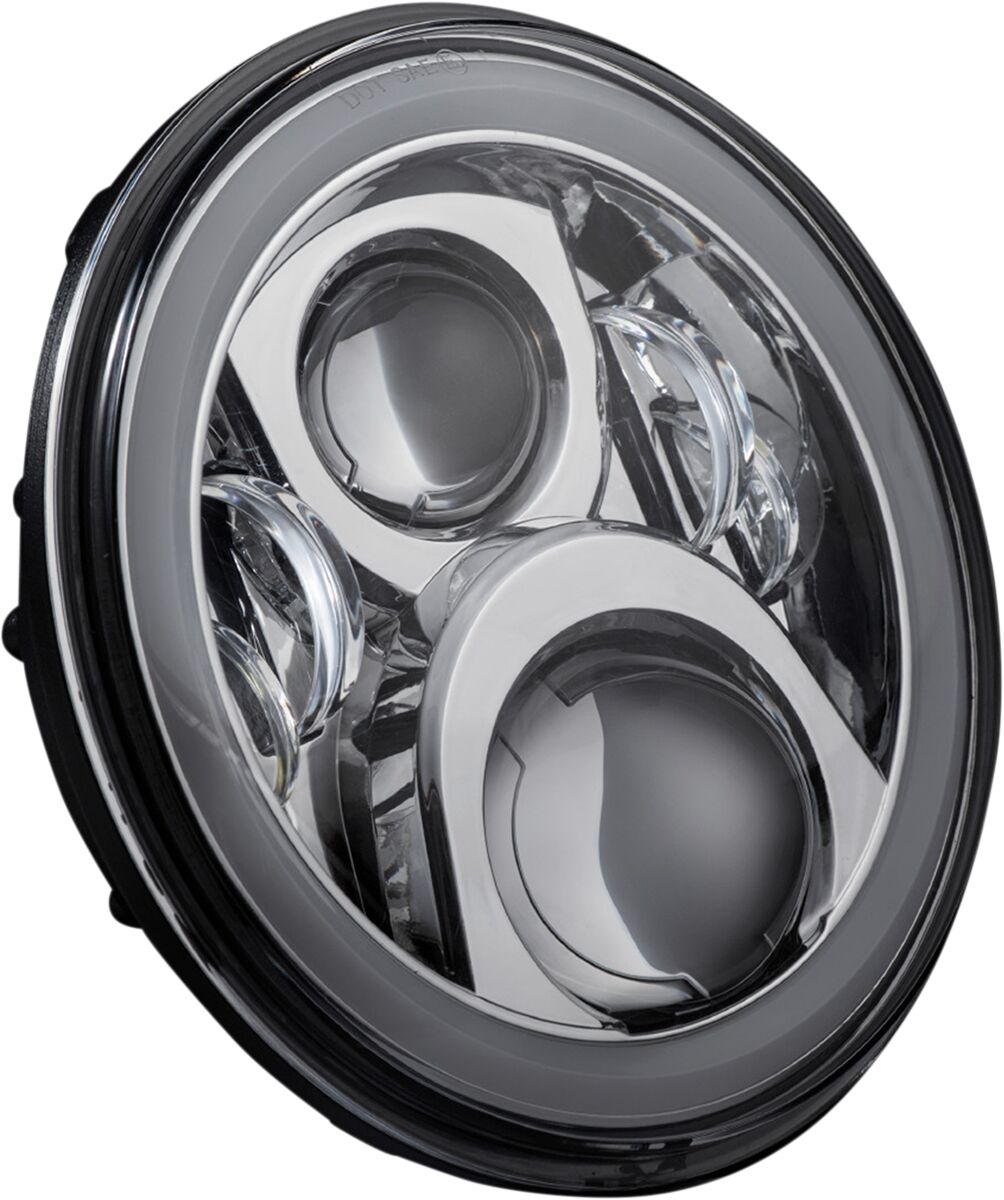 HEADLAMP 7"LED HALO CHR
