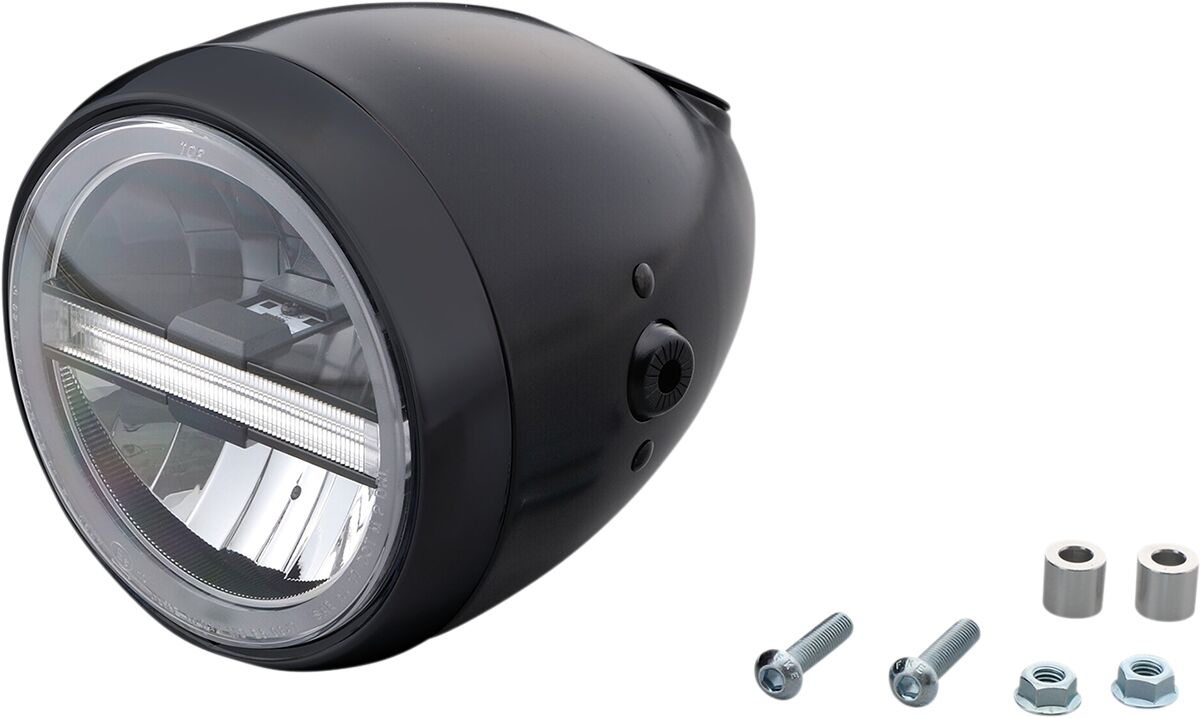 LED HEADLIGHT NEOVINTAGE BLACK