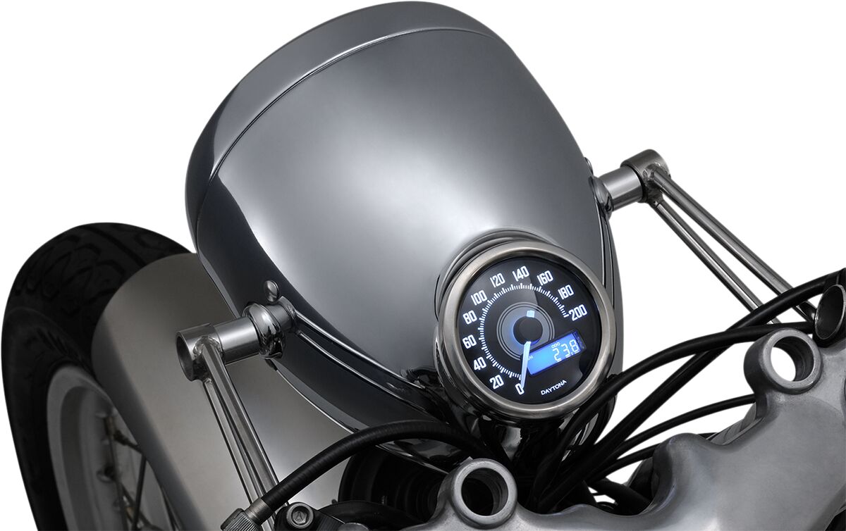 HEADLIGHT VINTAGE BLACK