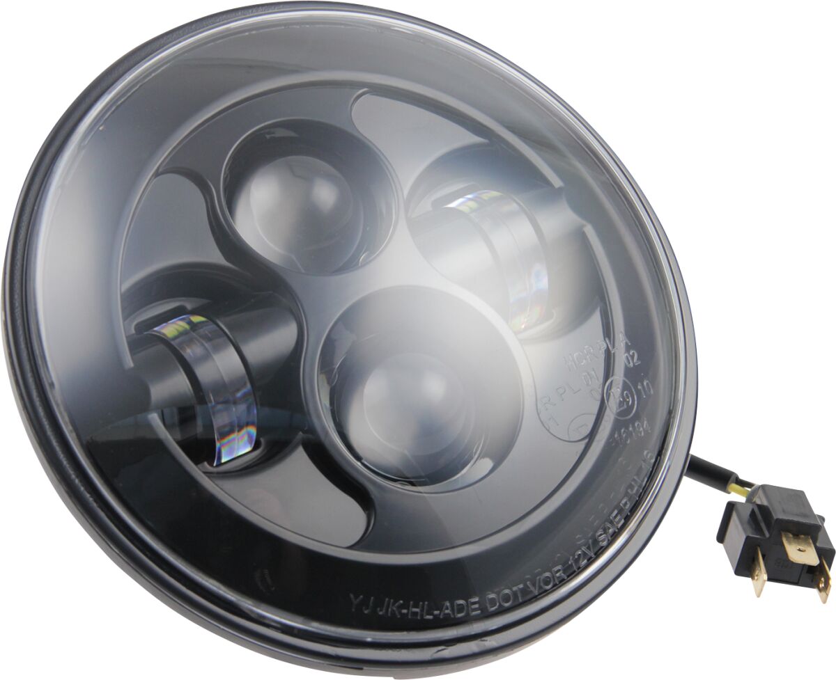 HEADLIGHT 7" BK