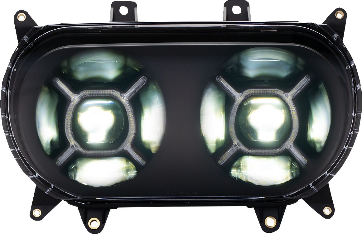 HEADLIGHTS DBLX LED BLK