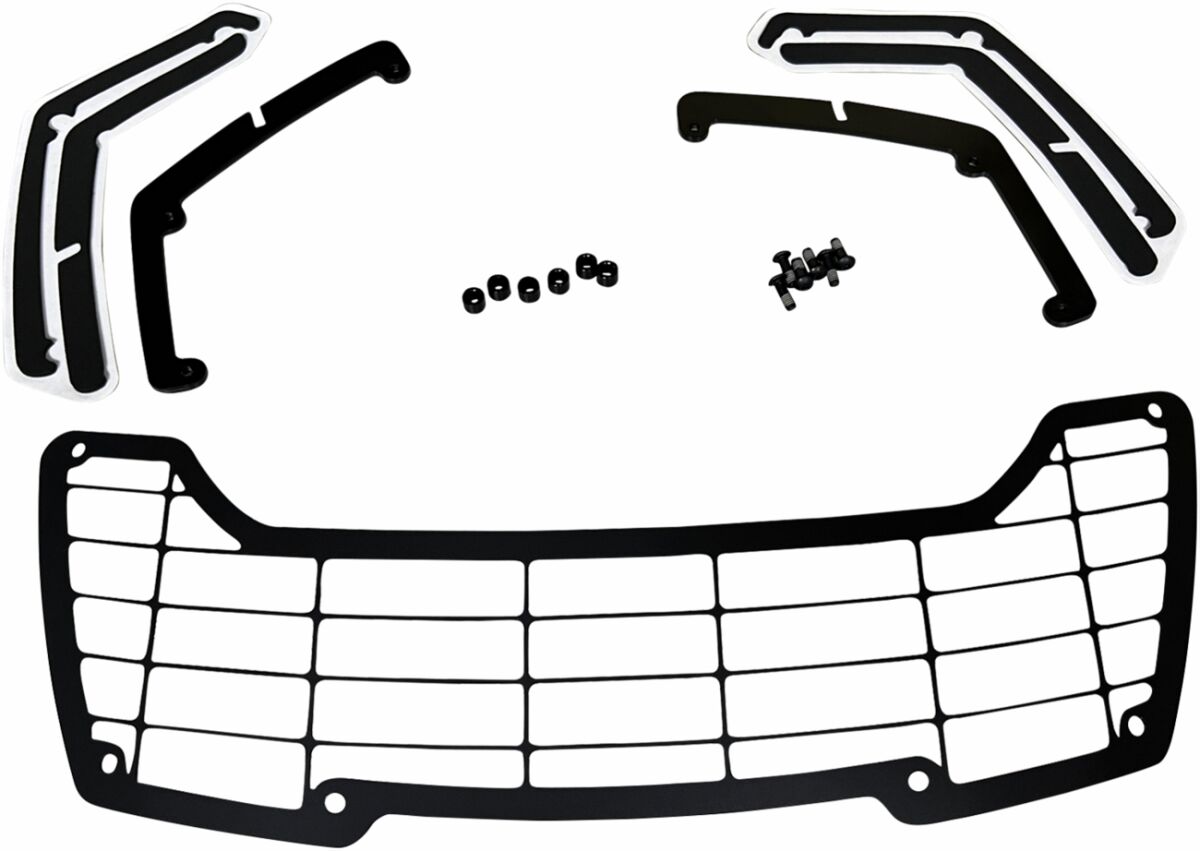 HEADLAMP GUARD KIT ALUM BLK 21-23 PAN AMERICA