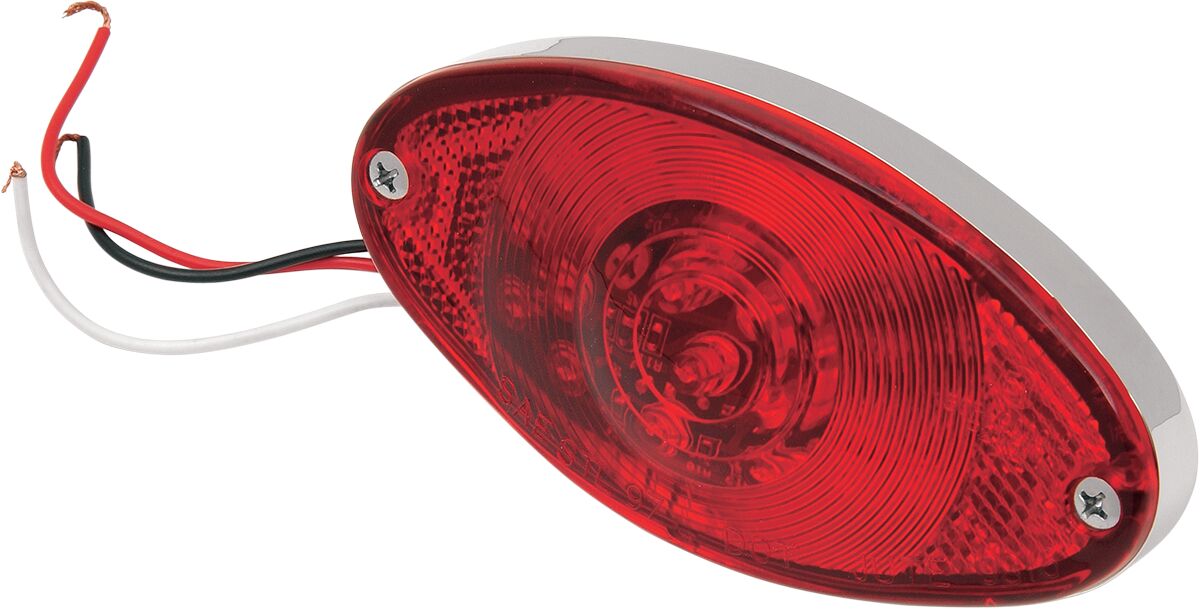 Tagatuli LED Cat-Eye, punane