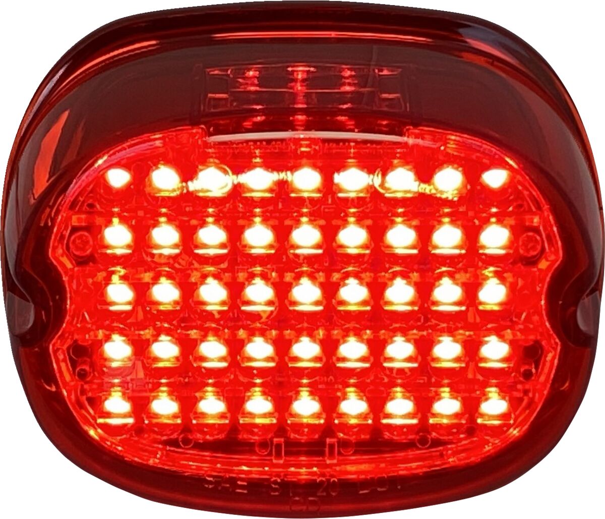 Tagatuli madala profiiliga LED, punane, aknata
