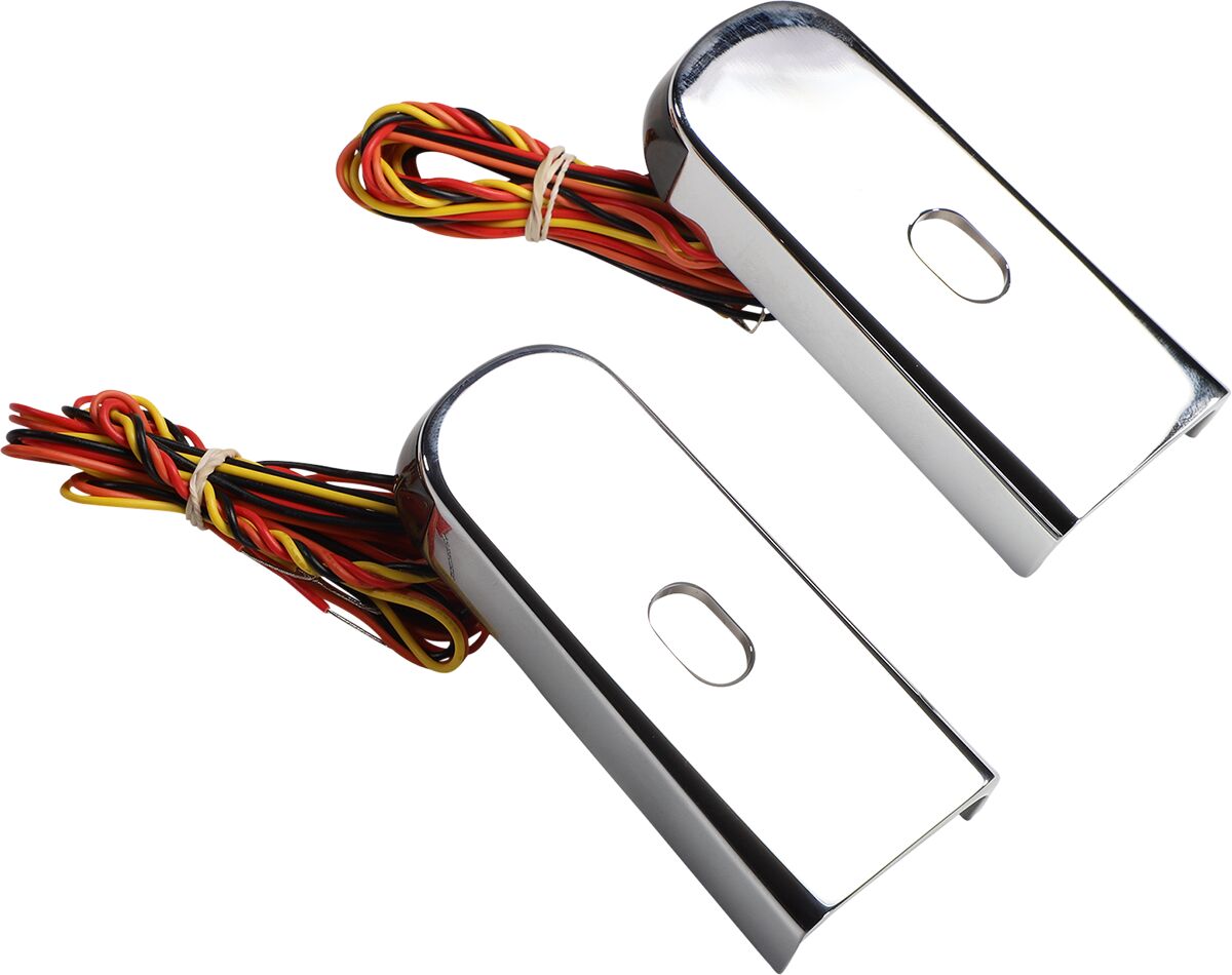 Poritiiva toe LED-ääretuled, kroom