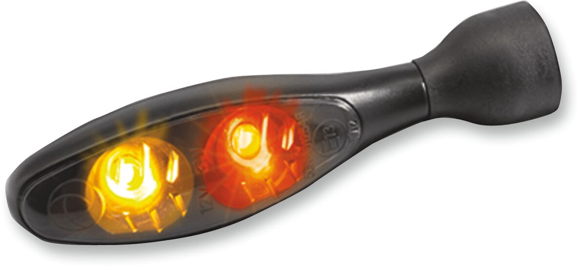 Micro 1000 DF Dark LED suuna-/piduri-/tagatuli, tagumine, must