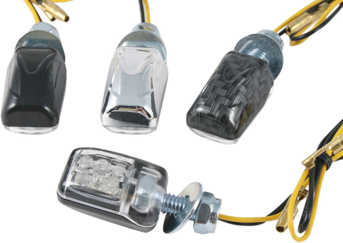 LED suunatuli, läbipaistev klaas, must