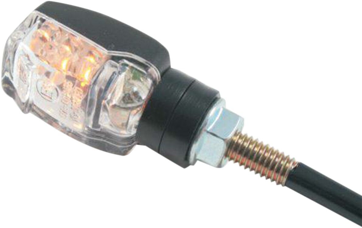 LED suunatuli, läbipaistev klaas, must