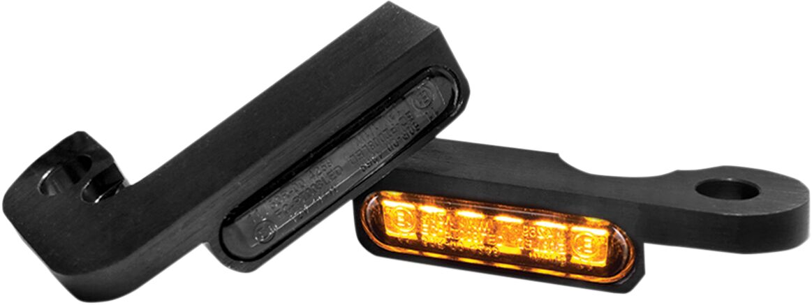 Juhtrauale kinnitatavad LED-suunatuled, oranž/must