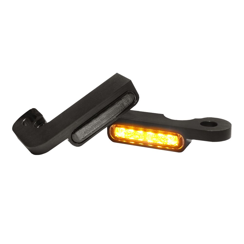 Juhtrauale kinnitatavad LED-suunatuled, oranž/must
