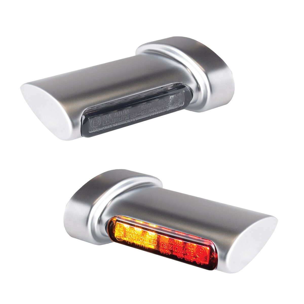 Suuna-, piduri- ja tagatuli Winglets LED 3-in-1, kroom/matt