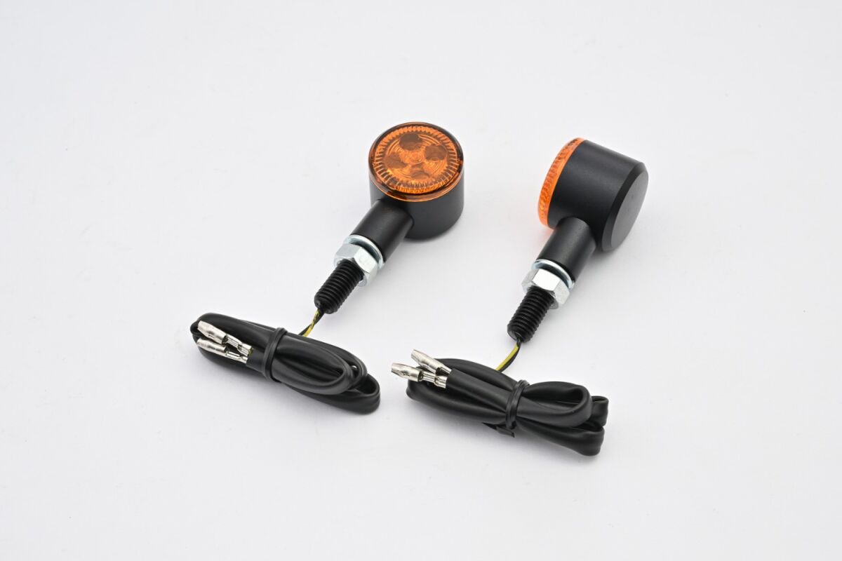 LED suunatuli D-Light "SOL2", oranž klaas, 2 tk