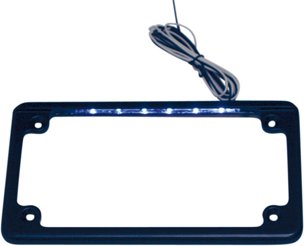 LICENSE PLATE FRAME WITH LED ILLUMINATION