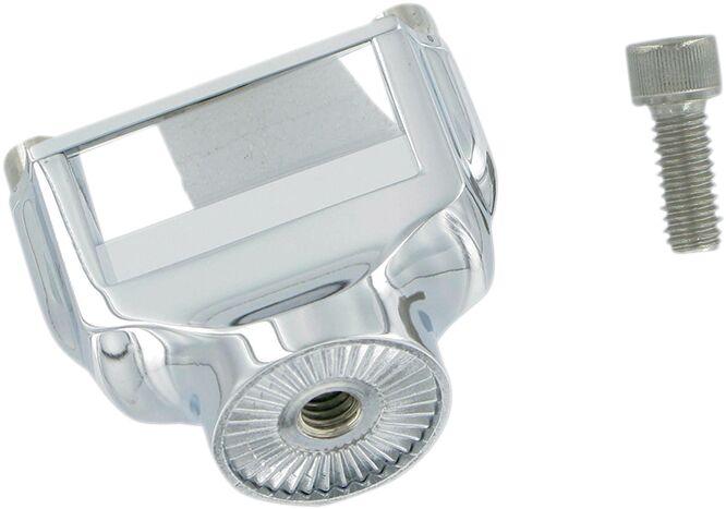 MOUNT CLAMP FOR SIDE LICENSE PLATE HOLDERS HD CHROME