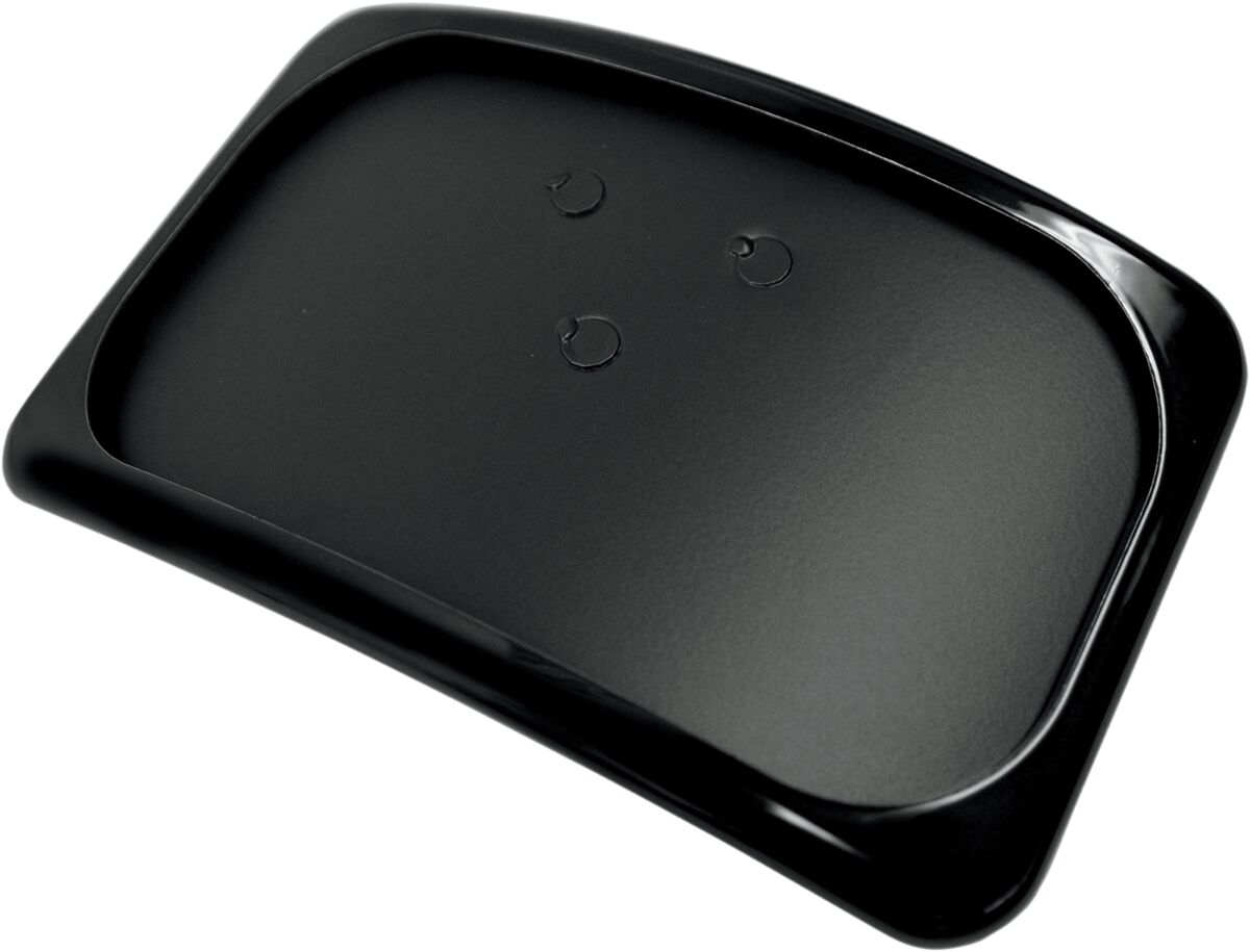 LICENSE PLATE MOUNT THREE-BOLT LARGE RADIUS BLACK
