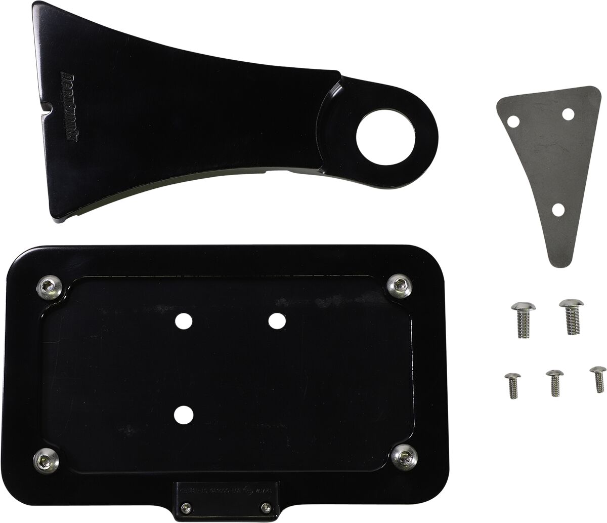 ACCUTRONIX LICENSE PLATE SIDE MOUNT BLACK HD SPORTSTER