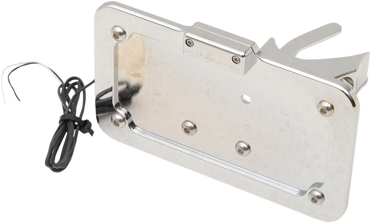 ACCUTRONIX LICENSE PLATE SIDE MOUNT CHROME HONDA