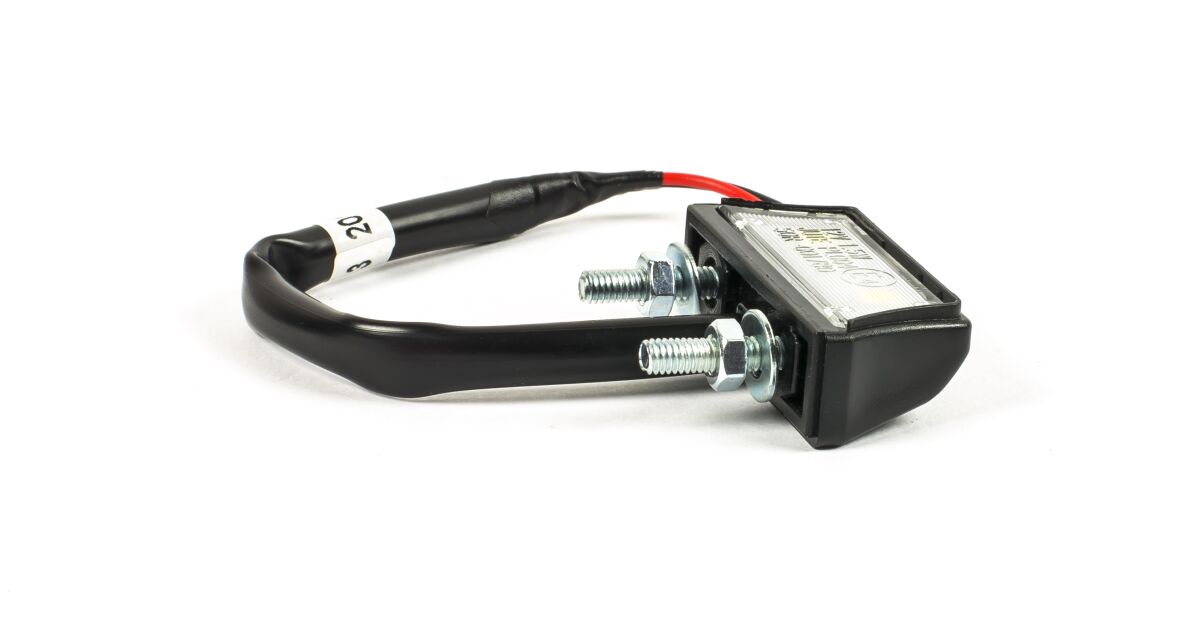 LED LICENSE PLATE LIGHT / CLEAR LENS / BLACK