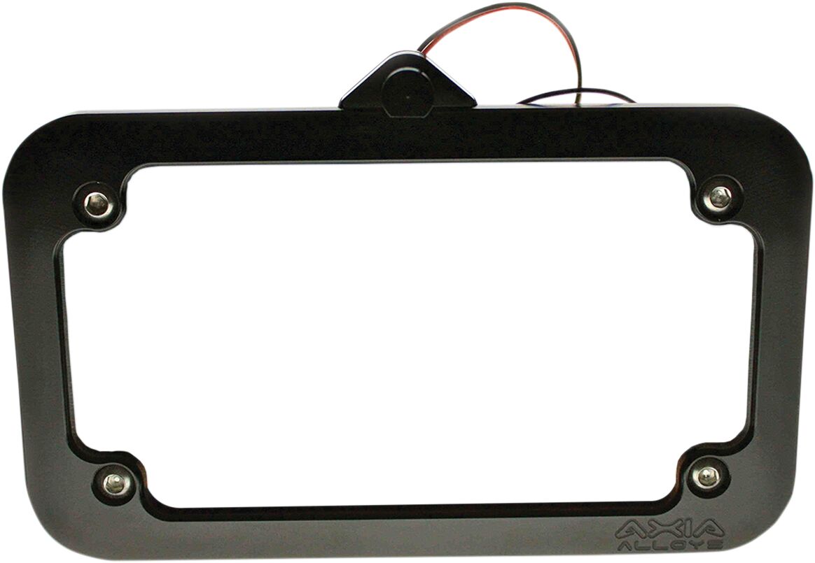 LICENSE PLATE FRAME WITH LIGHT BLACK
