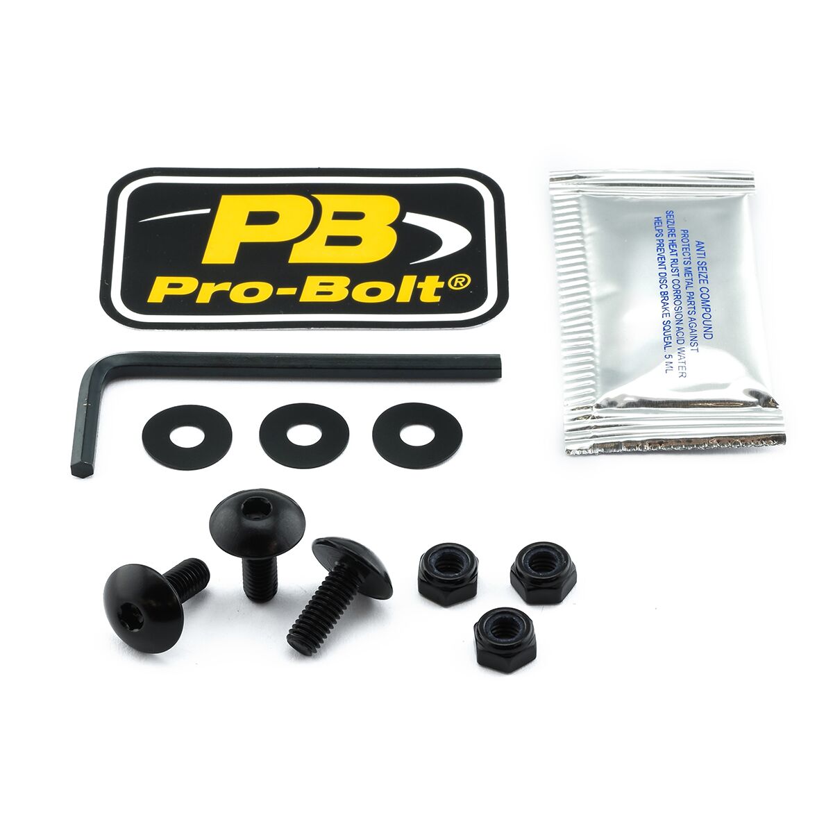 LIC PLT SREW PK 10 BLK