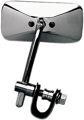 MIRROR RECTANGULAR CLAMP-ON
